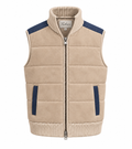 Suede Denim vest