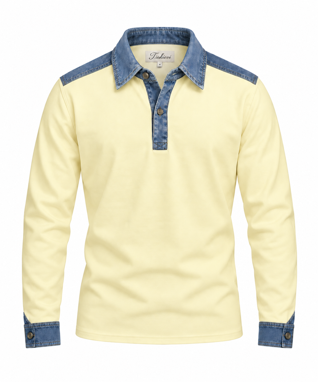 Denim longsleeve skjorte