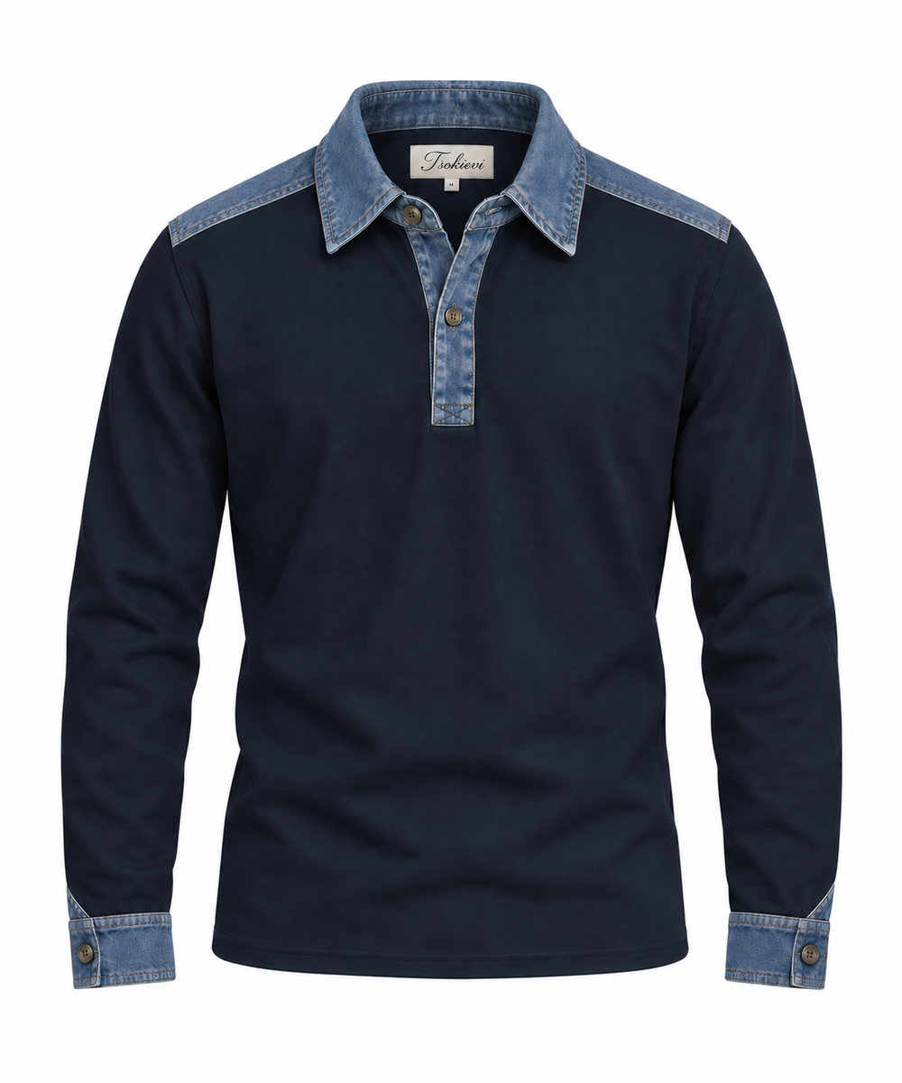 Longsleeve Denim skjorte