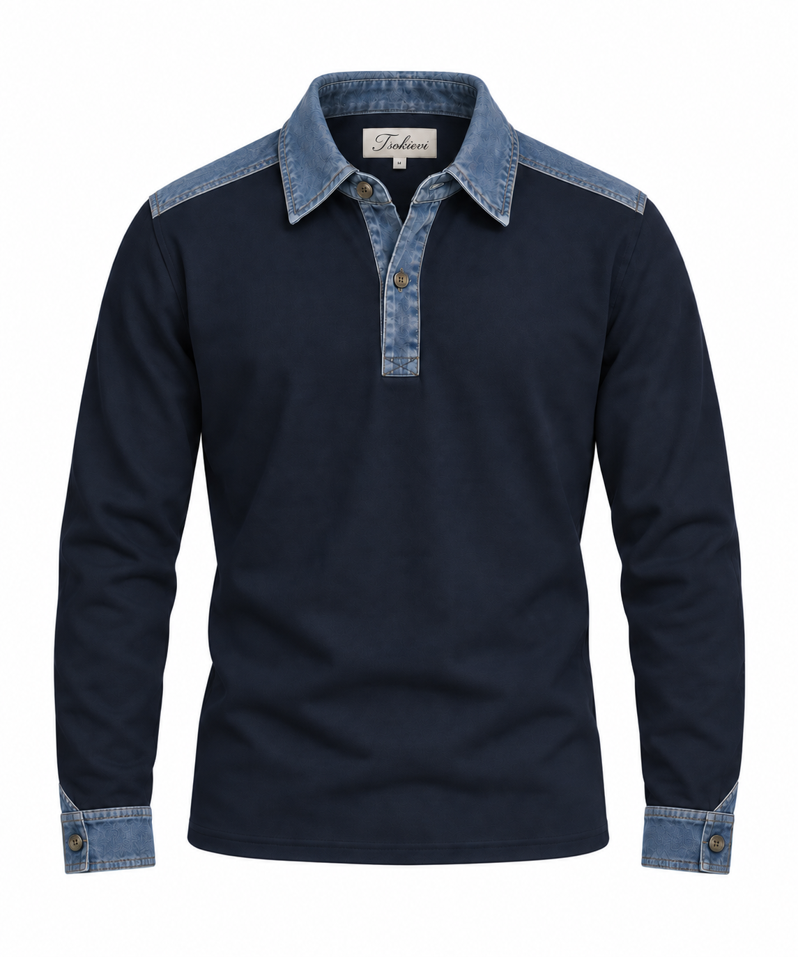 Denim longsleeve skjorte