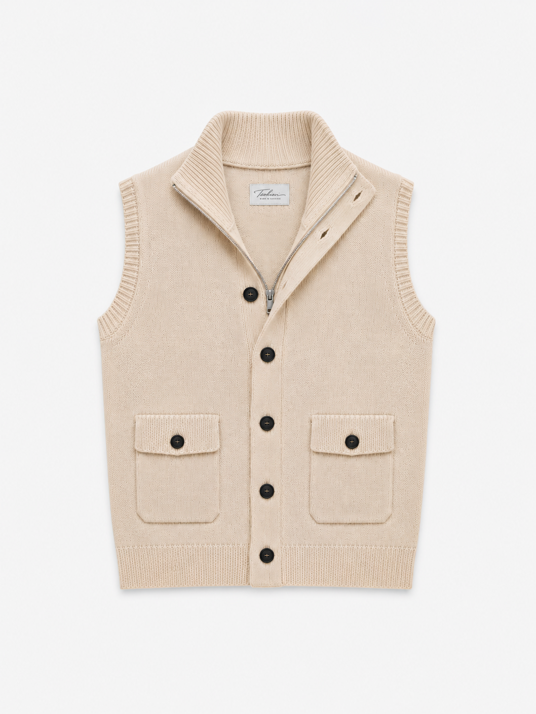 Knit Cardigan Vest for Men – Tsokievi