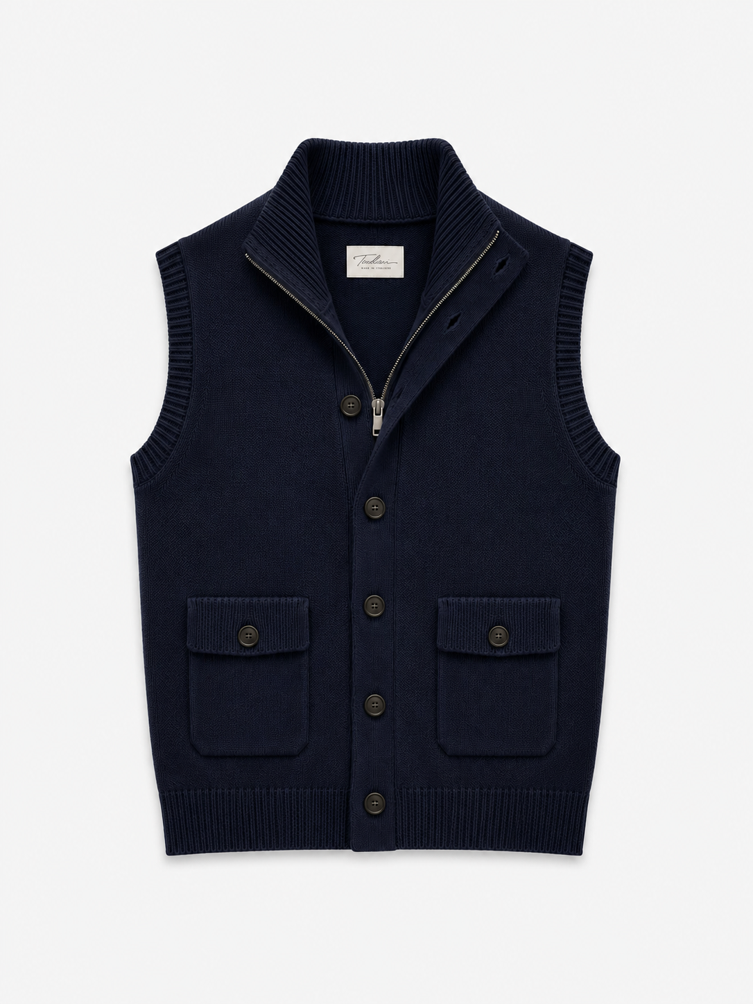 Knit Cardigan Vest