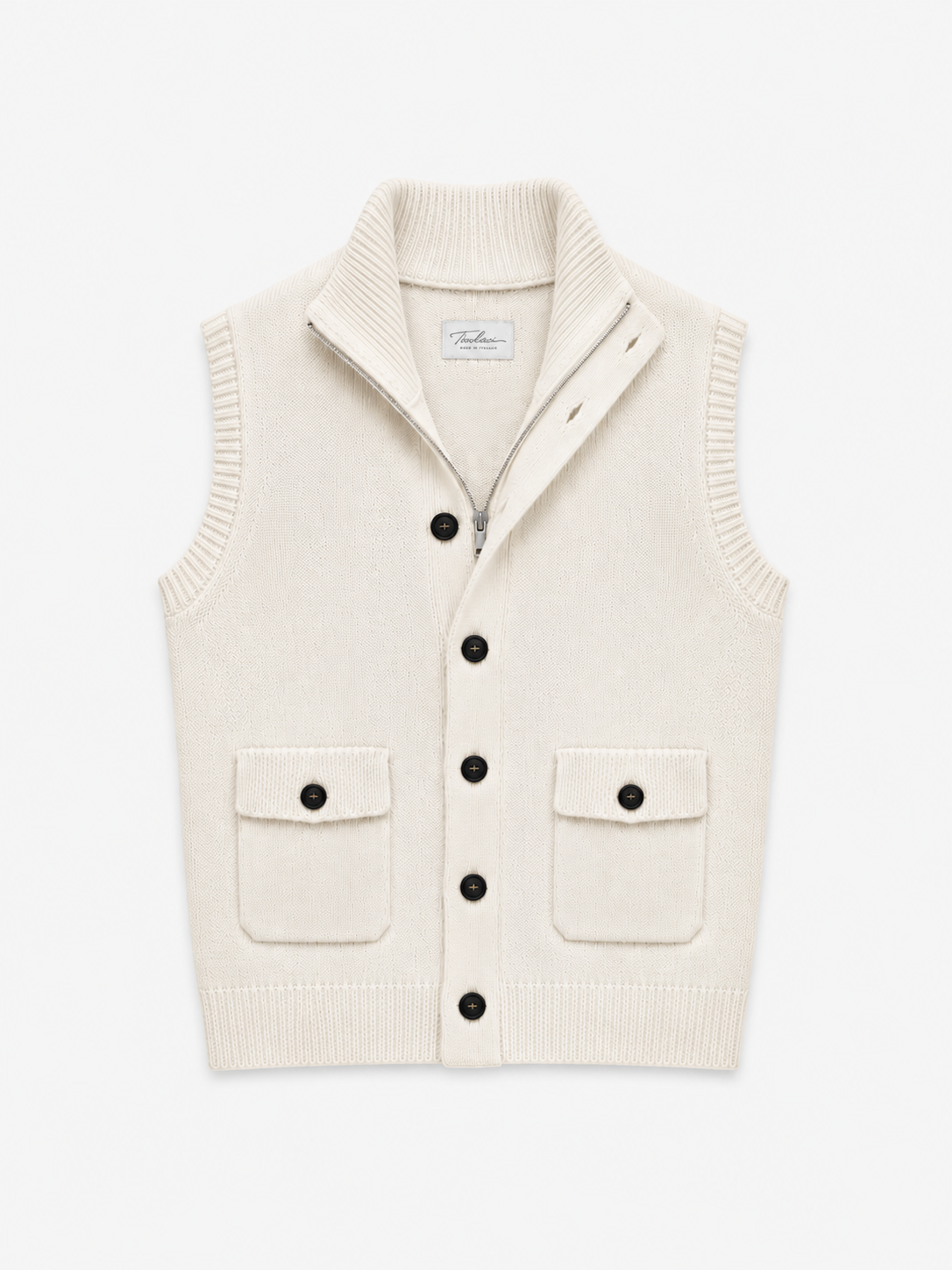 Knit Cardigan Vest